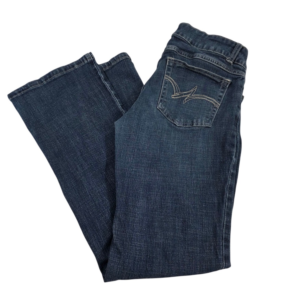 Wrangler Bootcut Jeans Womens Blue 7X29 Low Rise Stretch Western Cowboy Casual